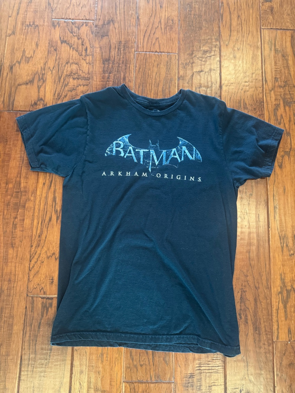 Batman Black Arkham Origins promotional t-shirt
